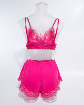 ANNA Rose Lace Cami and Shorts Set