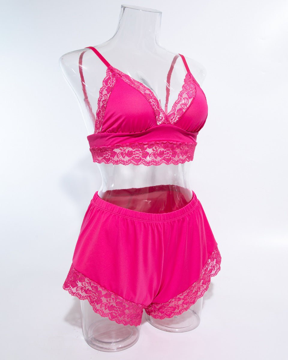 ANNA Rose Lace Cami and Shorts Set