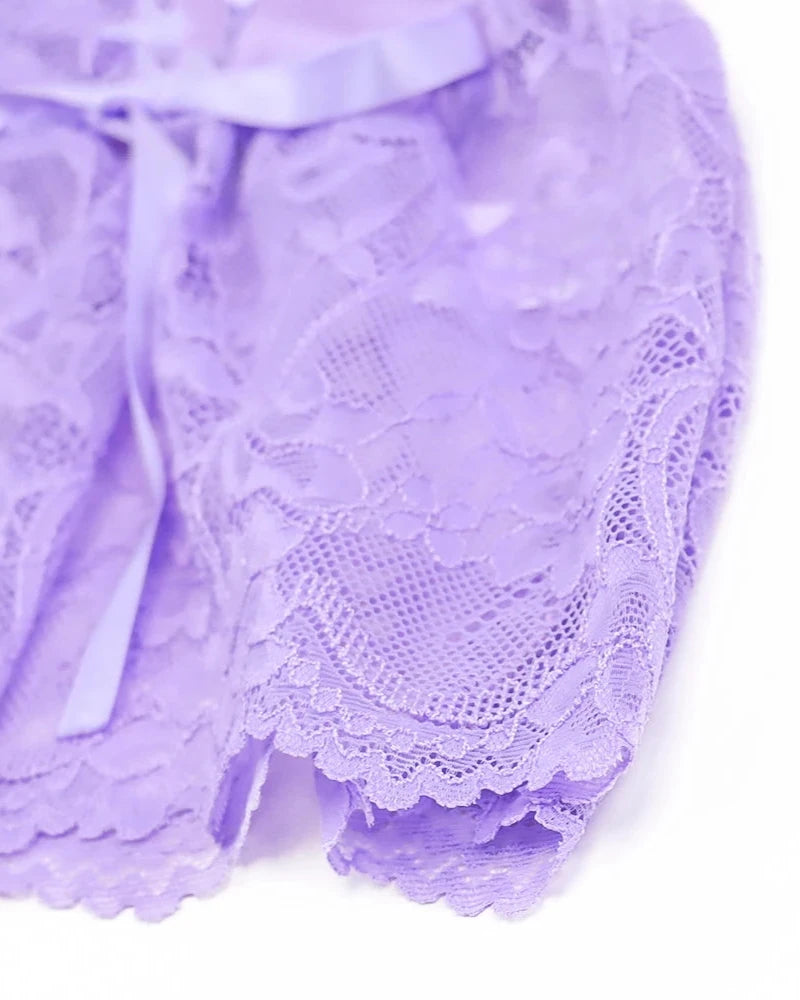 PAOLA Lavender Sexy Lingerie Set