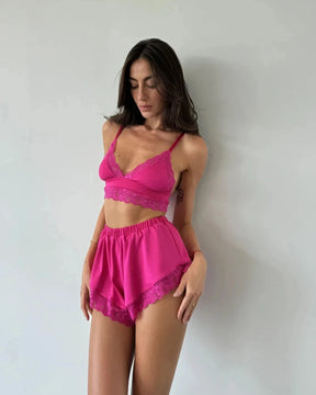 ANNA Rose Lace Cami and Shorts Set