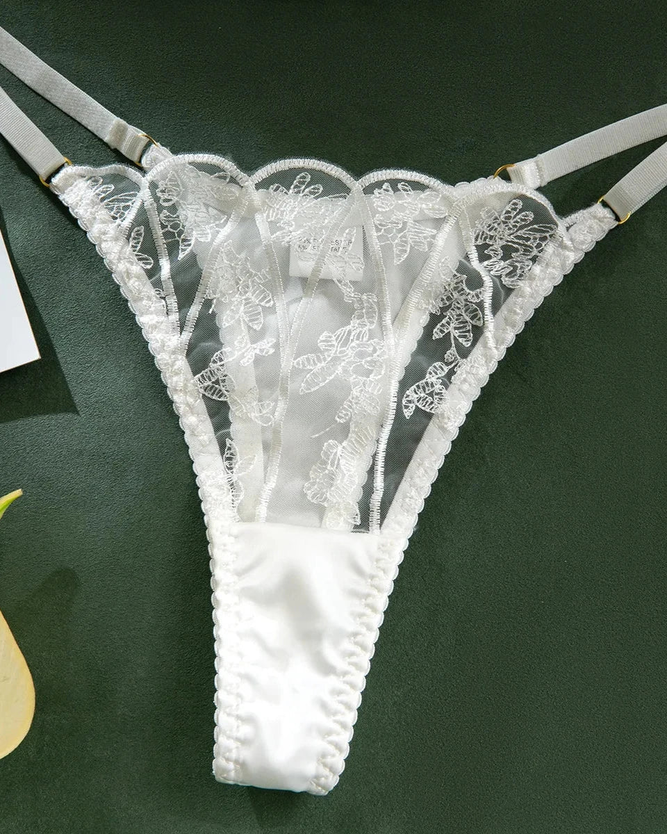 FEDERICA White Lingerie Set