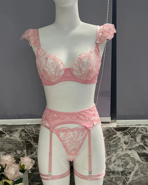 LUCIA Sexy rosa Dessous-Set