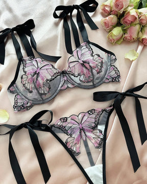 CHIARA Lingerie Set With Butterflies