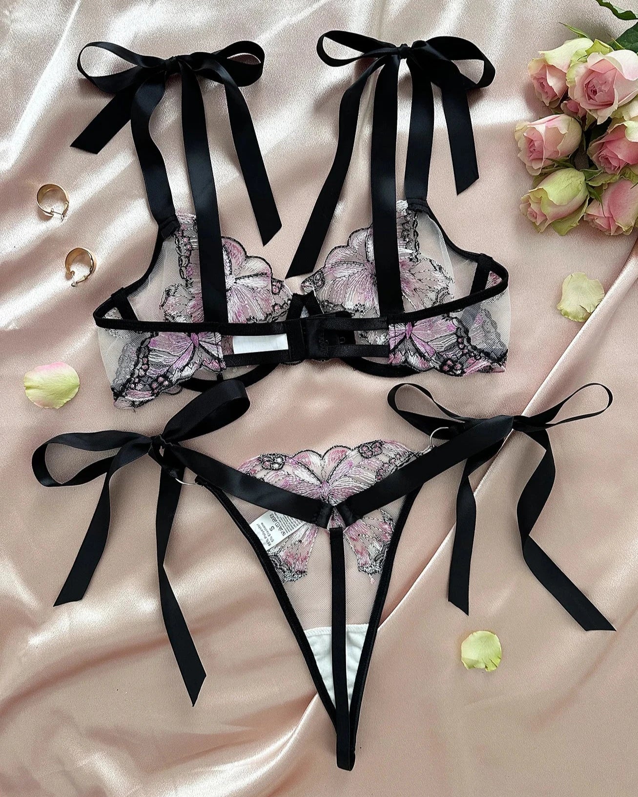 CHIARA Lingerie Set With Butterflies